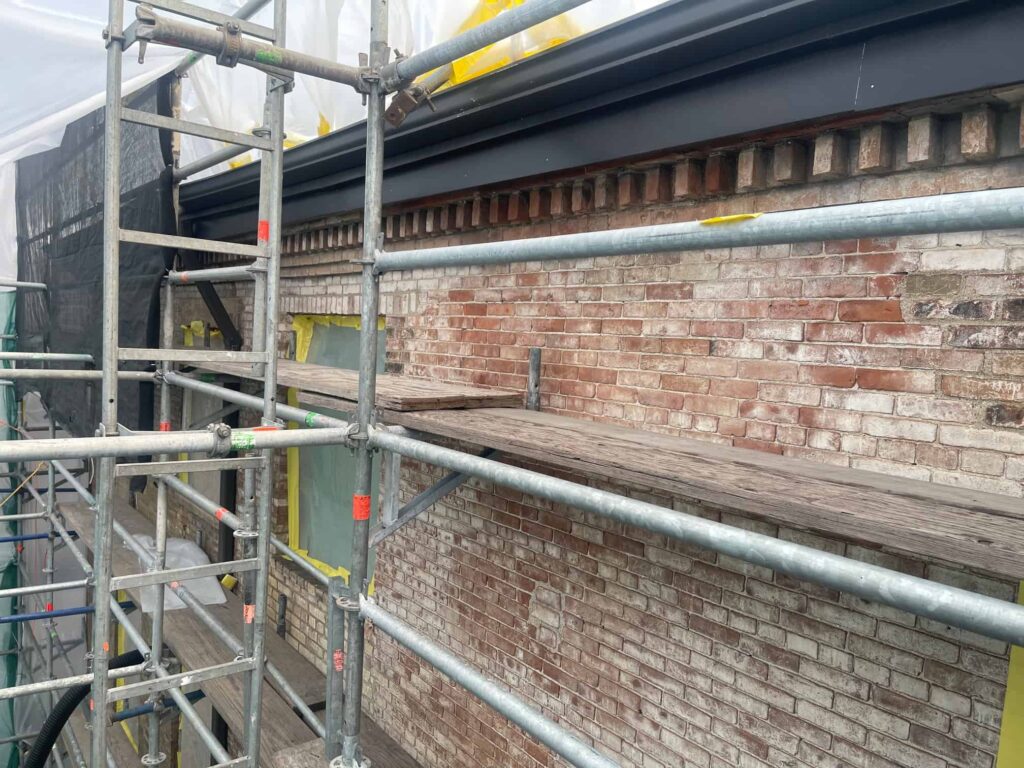 spoonge jet blasting paint removal brownstown brick building providence ri 4 Sponge-Jet Abrasive Blasting is a Sustainable, Safe, and Superior Surface Preparation