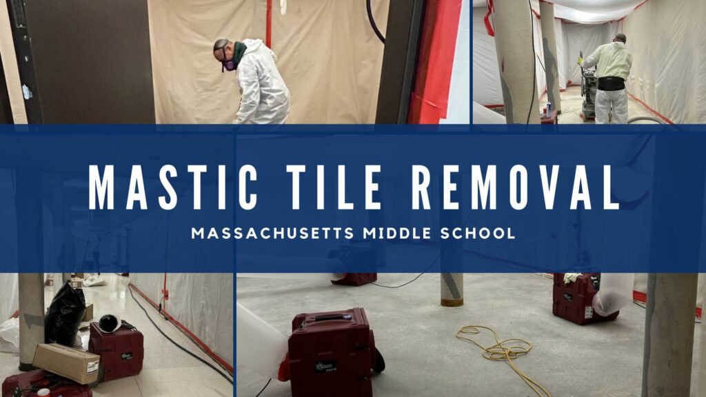 mastic tile removal massachusetts middle school