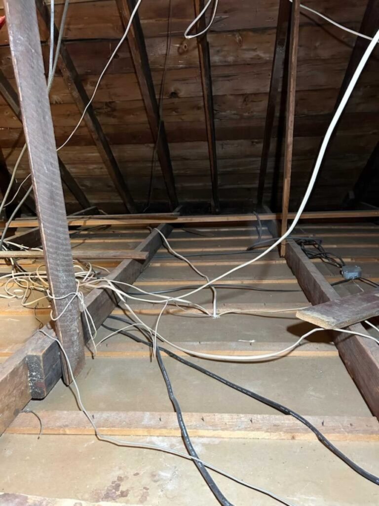 attic vermiculite asbestos insulation removal norfolk ma 12 A Challenging Attic Asbestos Insulation Removal in Norfolk, MA