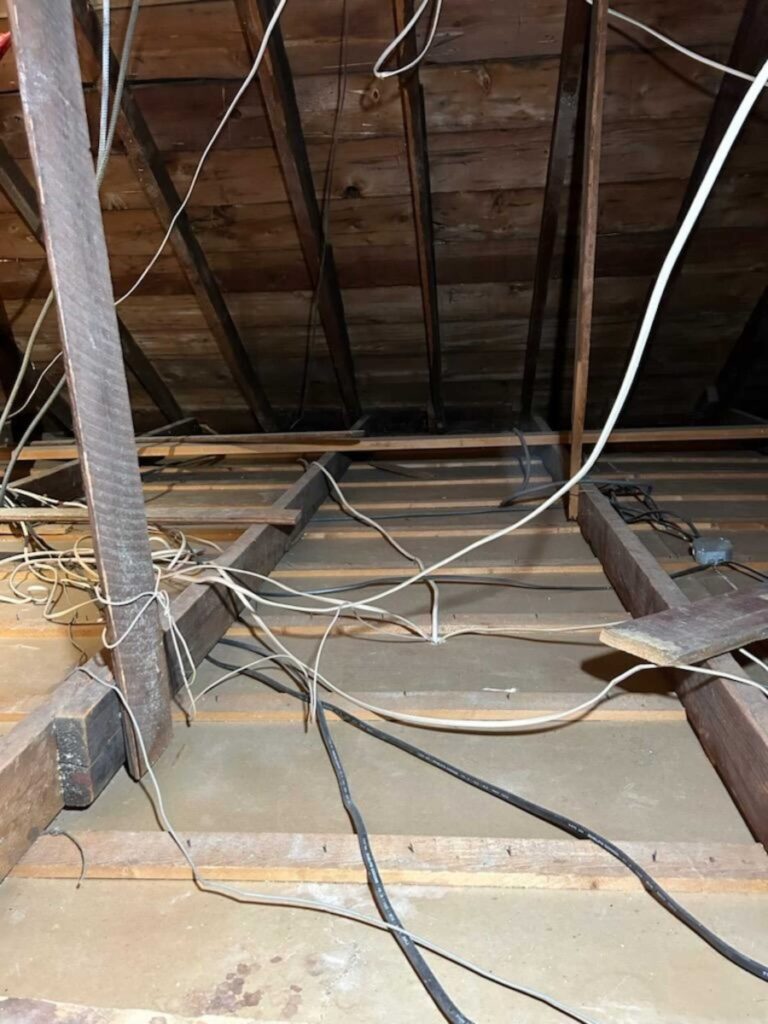 attic vermiculite asbestos insulation removal norfolk ma 12 attic vermiculite asbestos insulation removal norfolk ma 12 A Challenging Attic Asbestos Insulation Removal in Norfolk, MA