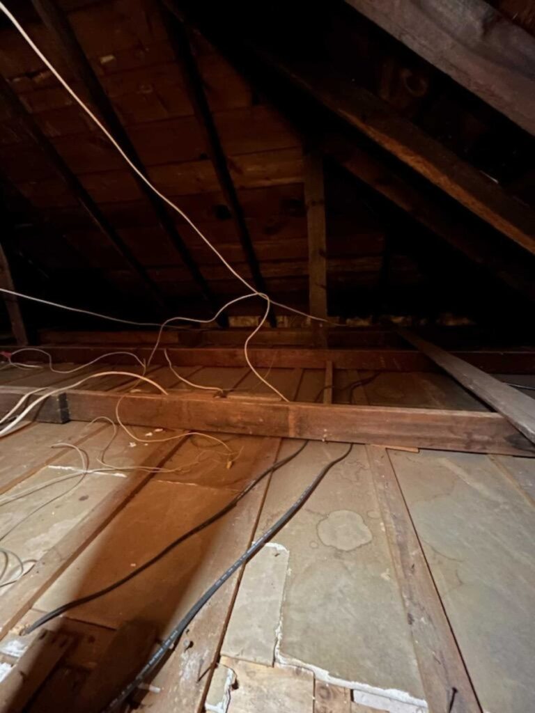 attic vermiculite asbestos insulation removal norfolk ma 14 attic vermiculite asbestos insulation removal norfolk ma 14 A Challenging Attic Asbestos Insulation Removal in Norfolk, MA