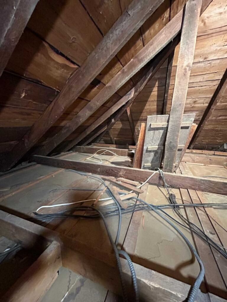 attic vermiculite asbestos insulation removal norfolk ma 15 attic vermiculite asbestos insulation removal norfolk ma 15 A Challenging Attic Asbestos Insulation Removal in Norfolk, MA