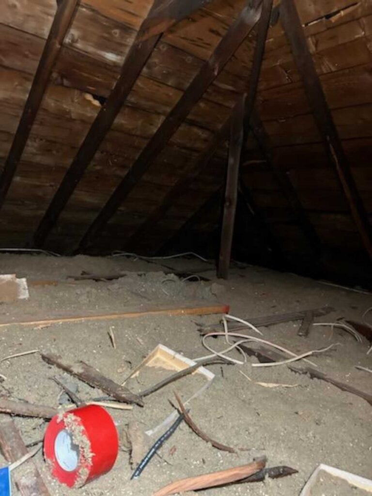 attic vermiculite asbestos insulation removal norfolk ma 5 attic vermiculite asbestos insulation removal norfolk ma 5 A Challenging Attic Asbestos Insulation Removal in Norfolk, MA