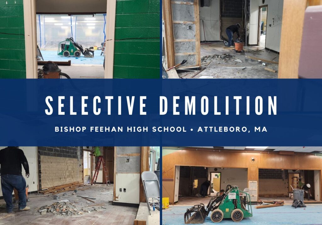 bishop-feehan-selective-demolition-project Selective Demolition Bishop Feehan High School Attleboro, MA