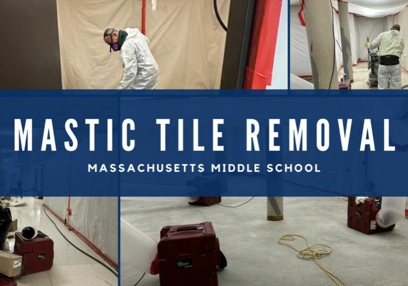 mastic tile removal massachusetts middle school